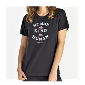 Life Is Good Embroidered Shirt Small NEW